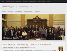 Tablet Screenshot of celebratingcorkpast.com